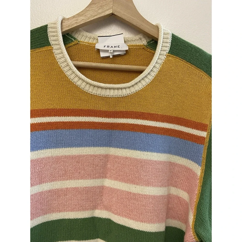 FRAME Classic Fit Roll Neck Sweater‎ Preppy Sz M